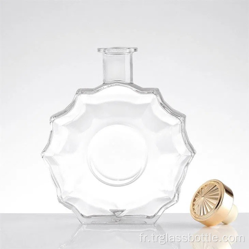 Bouteille de whisky en cristal épaississant transparent
